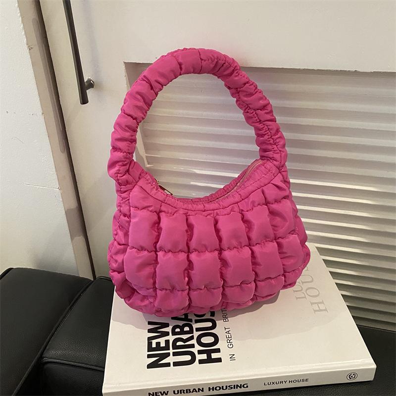 Popular Folded Cloud Bag for Women Ins French Niche Design Single-shoulder Handbag