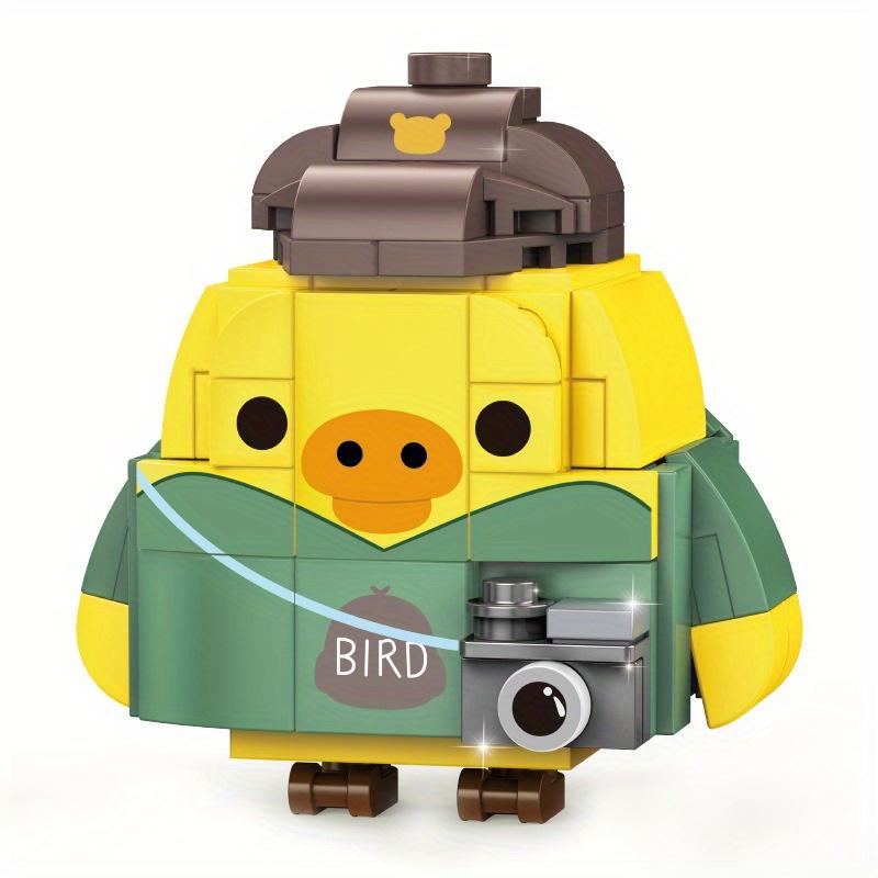 150 Particle Cartoon Bear, Small Particle Assembled Building Blocks Toy Model, Trend Creative Decoration, Gift