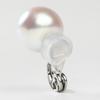 By Yumi Yumi Sienne Pearl Earrings Coco For Made In Japan [Produced Katsura] Weddings, Ceremonies, Simple, Popular, White, (12mm, Silver)