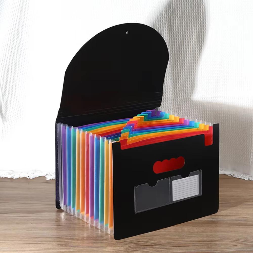 Plastic Expandable Filing Box 25 Pockets Art Supplies Folder File Folder Organizer  Drawing Paper