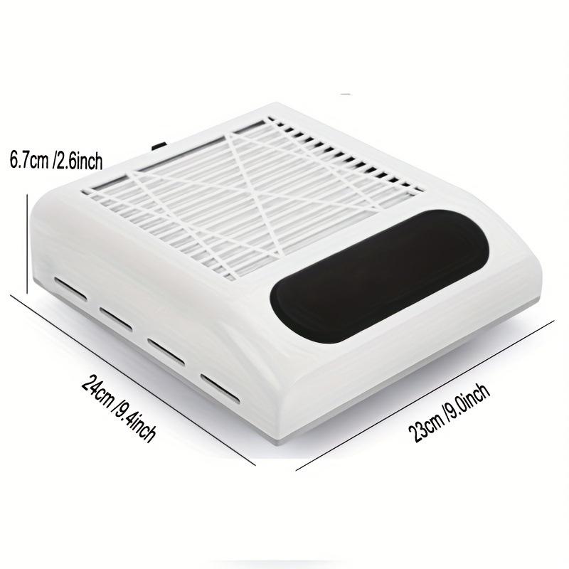 608 Nail Dust Collector - Powerful 80W Suction for Salon Desktop