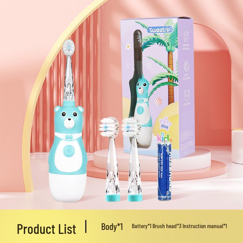 

Электрическая зубная щетка Beinuo Kids Sonic — умная, перезаряжаемая, автоматическая