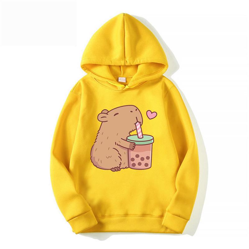 Moodne koomiksiga õgardihiire kapuutsiga pusa poistele tüdrukutele vabaaja pusa pusa sügis ja talv soe armas kapuutsiga ülaosa