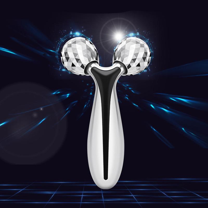 Wysokiej jakości urządzenie do pielęgnacji twarzy Grubszy masażer rolkowy 3D Ujędrnianie skóry Szczupła twarz Obrotowy 360° Usuwanie zmarszczek Relaksujący masaż