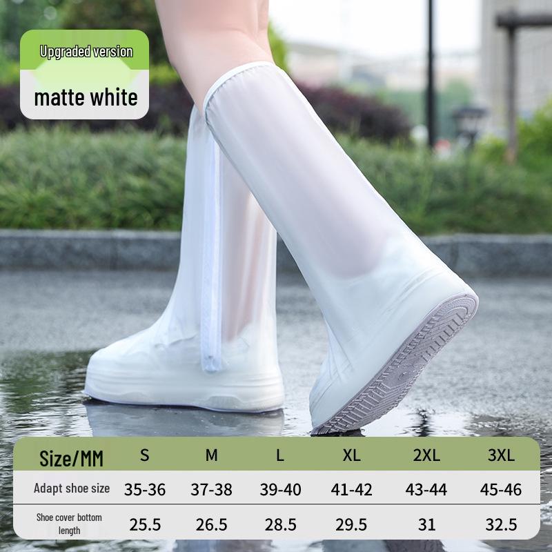 Huse de încălțăminte din PVC, impermeabile și antiderapante, pentru toate anotimpurile, pentru bărbați și femei - îngroșate, durabile și ideale pentru ciclism