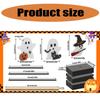 Set of 3 Attractive Halloween Wood Specter Delicate Specter Table Top Ornament Halloween Wood Decorative Pieces