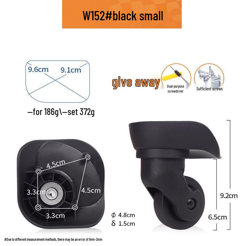 Universal Silent Roller Wheels for Suitcase Repair