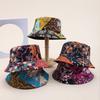 Japan And South Korea Export Double-Sided Bucket Hat Men And Women Sunshade Trend Uv-Proof Basin Hat Versatile Big Head Circumference