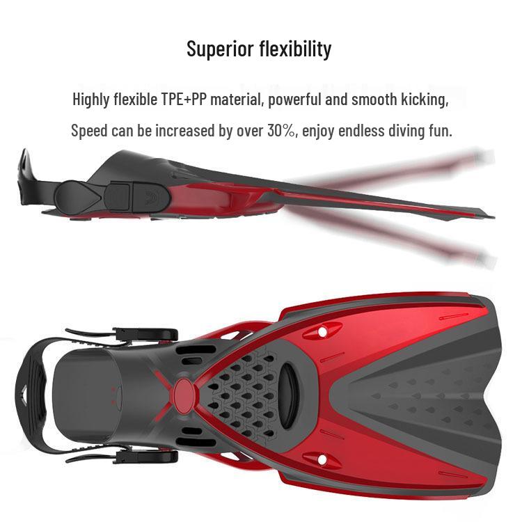 Adjustable Unisex Diving & Snorkeling Fins with Shoes
