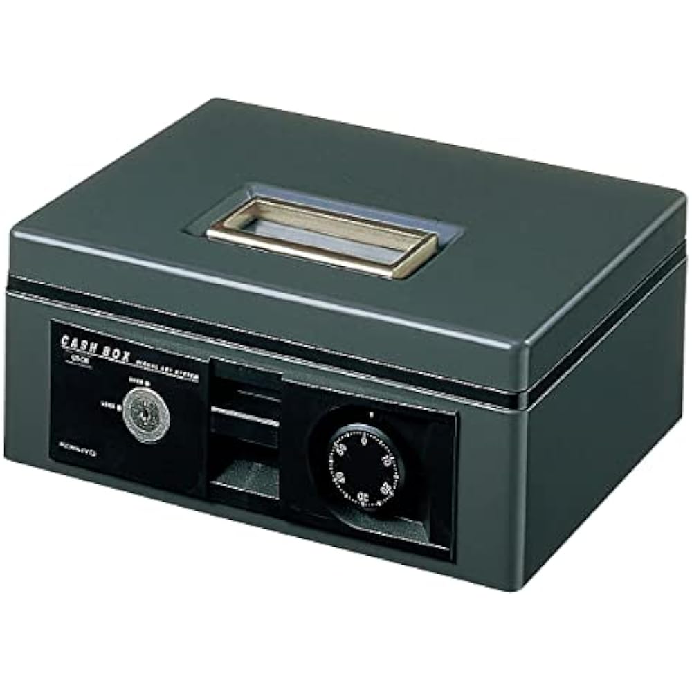 Kokuyo (KOKUYO) CB-13DM Handbag Safe with Dial A5 Gray