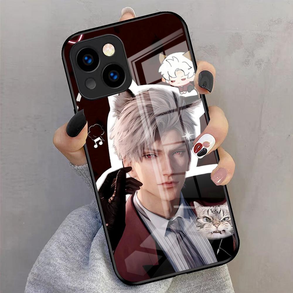 Love And Deepspace Boys Phone Case For IPhone 17 Pro Max 16 15 14 Pro Max 13 11 X Xs Xr 8 7Plus Glass Cover