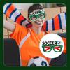 European Cup Party Glasses Football Glasses Frame Football Eyeglasses for Teen Adult Party Decoration and Sports Event