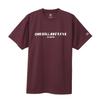 Champion Short Sleeve Basketball Crew Odor CODORLESS by POLYGIENE Graphic Print Men's E-MOTION C3-AB320 T-Shirt, Maroon, Neck, Antibacterial,
