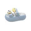 Thick-soled seaside EA beach shoes summer wear fun funny cute big eyes double with cool slippers women