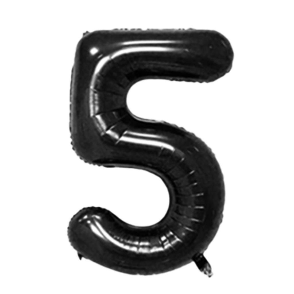 32-Inch Gradient Color Aluminum Foil Number Balloons - US Version