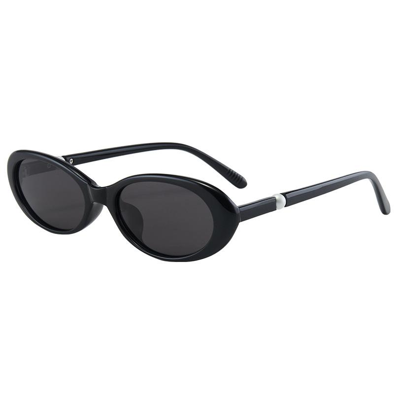 Tr90 Women S Polarized Sunglasses, Uv-Protected Driving Glasses, Fashionable Retro Pearl Sunglasses