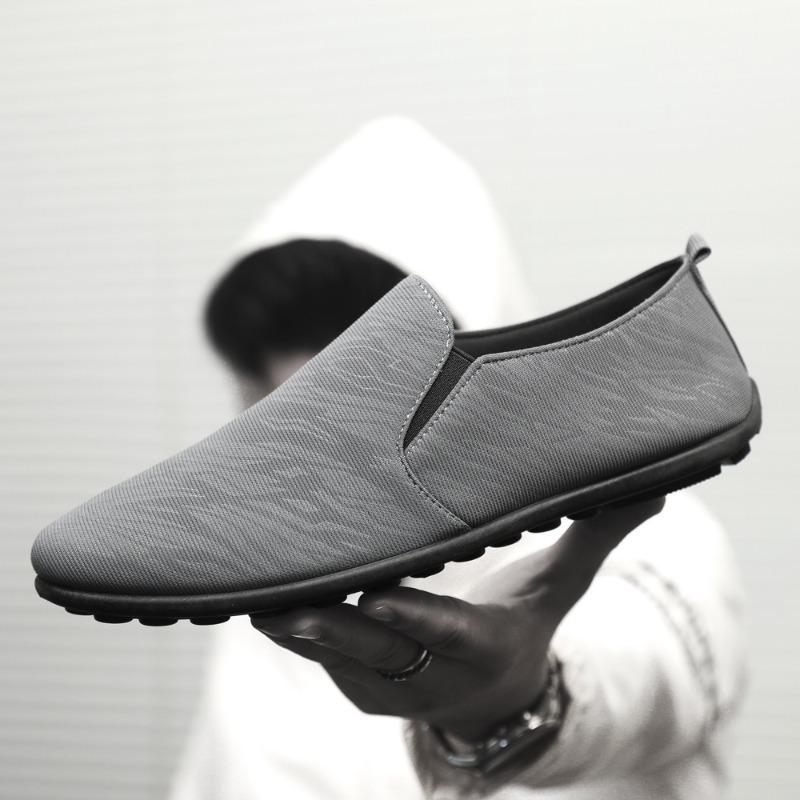 Herrenschuhe Sommer neu Business Beanie Schuhe personalisierte Slipper Trend ein Pedal britische Herren Freizeitschuhe