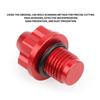 Gear Oil Tank Caps Screw Aluminum Gear Screw Motorcycle Modification Accessory