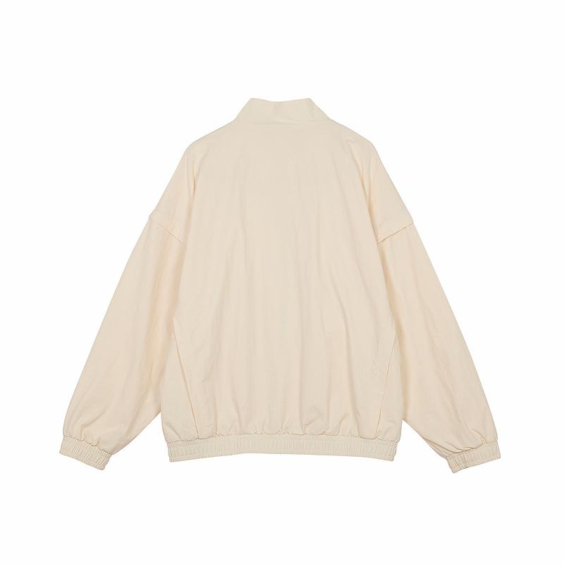 Puma Solid Color Comfortable Zip Collar Jacket Unisex Jacket Almond 631528-87