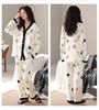Autumn 2025 Women's Long Sleeve Cardigan Pajamas - Cute Ins Style Homewear