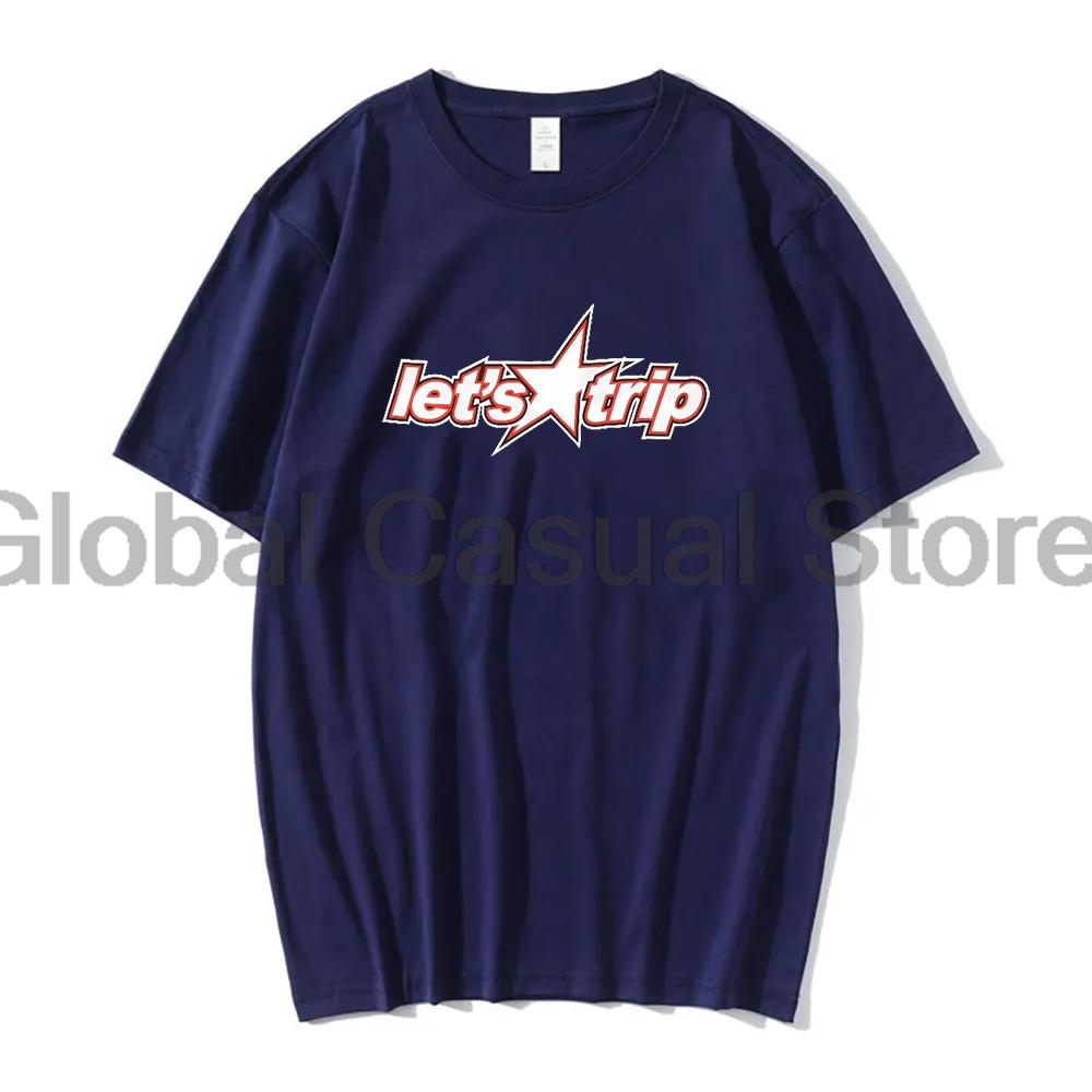 Sturniolo Triplets Lets Trip Star Tshirt Crewneck Short Sleeve Tee Unisex Women Streetwear Tops Fashion Clothes