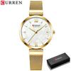 New CURREN Women Watch Waterproof Silver Ladies Wristwatch Top Brand Female Wrist Watches Girl Clock Relogio Feminin