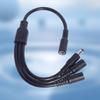 30cm Female To Male DC5521 Extension Cable 1 To 3 Splitter for Tapo Cameras and LED Lighting Solution