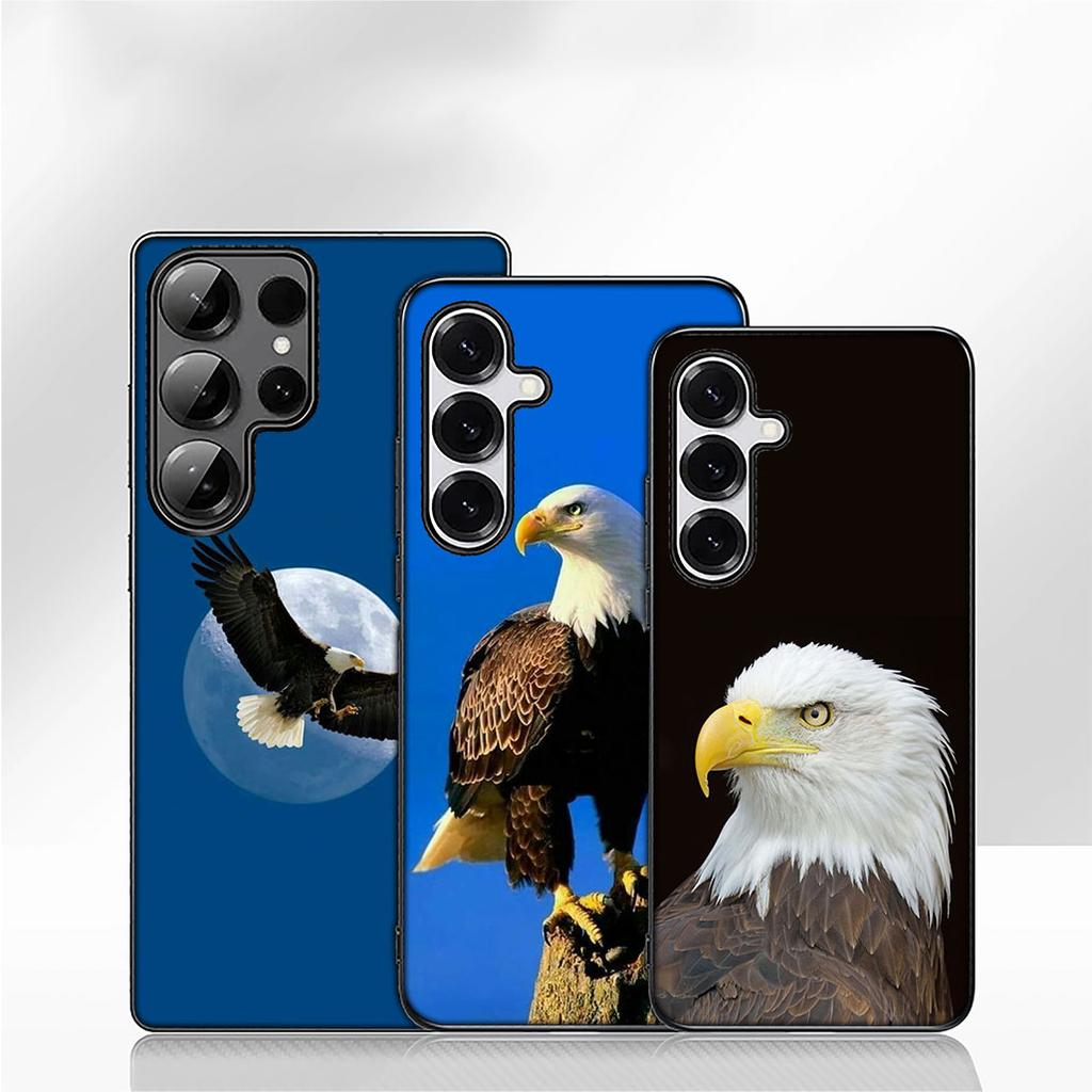 Black White Eagle Fly Phone Cover Case for Huawei P30 P20 Mate 20 Lite Pro Y7 Y6P Y7A 2019 Nova 5T 3I Casing