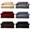 Dustproof Stretch Sofa Slipcover 1/2/3/4 Seat Solid Color Couch Cover Non-slip Sofa Cover  Home Use
