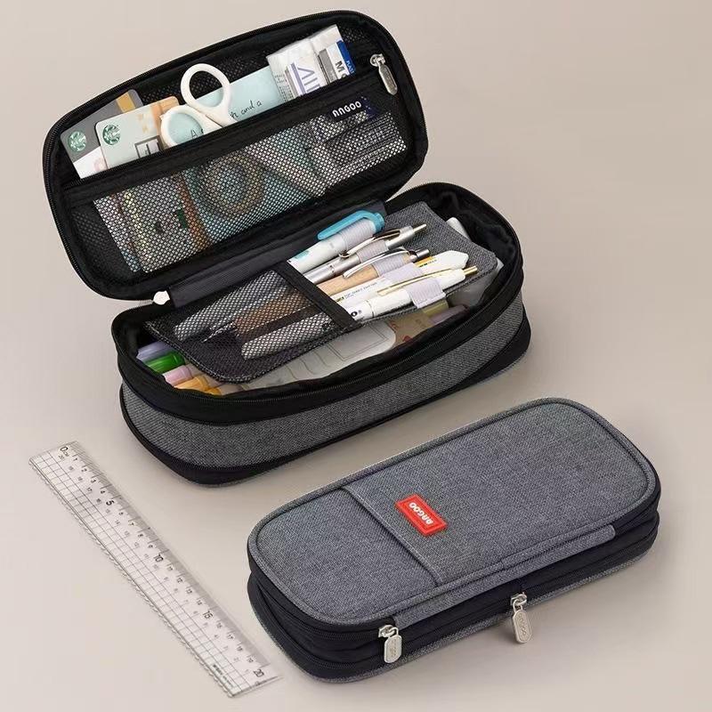 Large Capacity Pencil Case Stationery School Supplies Pencil Cases Pouch Office Desk Storage Bag Students Kids Pen Case Bags Box