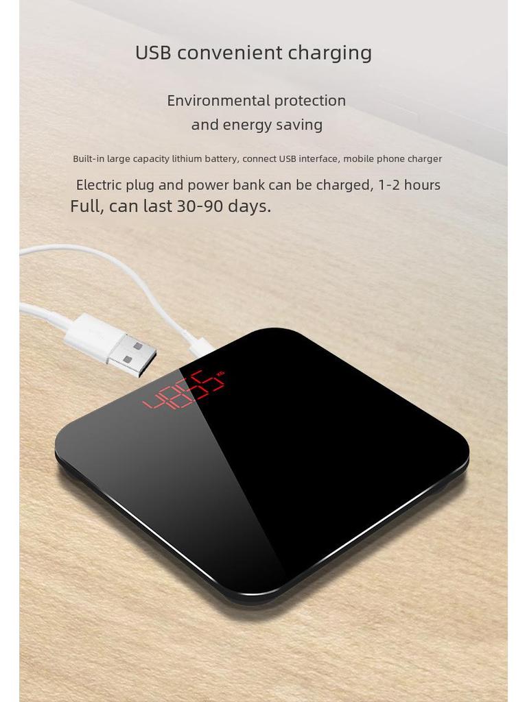 Rechargeable Electronic Household Body Weighing Scales