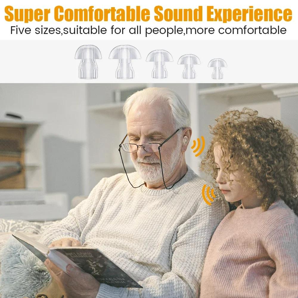 Hearing Aid Rechargeable Hearing Device ITE Ear Hearing Aids for The Elderly Audifonos Sound Amplifier for Deafness