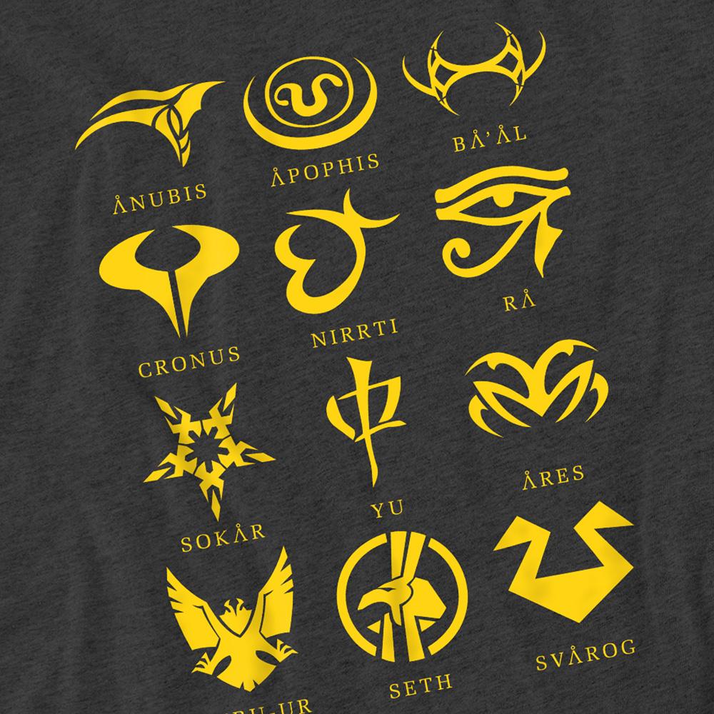 Stargate SG-1 Unisex Adult Goauld Characters Heather T-Shirt