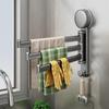 Rotatable Multi-Bar Wall-Mounted Kitchen Towel Rack