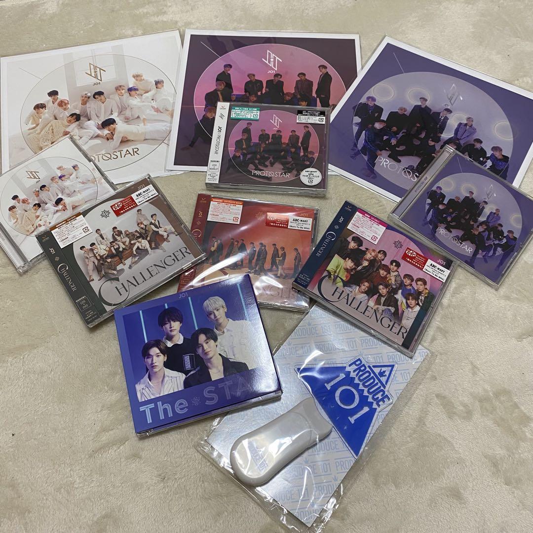 

[USED] JO1 single, album, acrylic penlight bundle