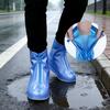 Reusable Shoe Covers Non-Slip Rain Shoe Covers Shoe Protectors with Zipper