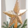 3D Red Glitter Star Christmas Tree Crown Star Christmas Tree Decorations  Home Party Decor