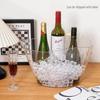 Ice Bucket Bar: Red Wine & Beer Multi-purpose Storage for Fruits, Vegetables, and Camping.