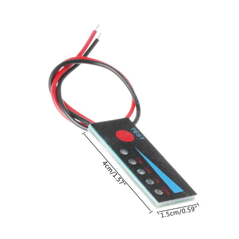 3.7V Lithium Battery Power Level Indicator Module For Led Voltage Display Meter