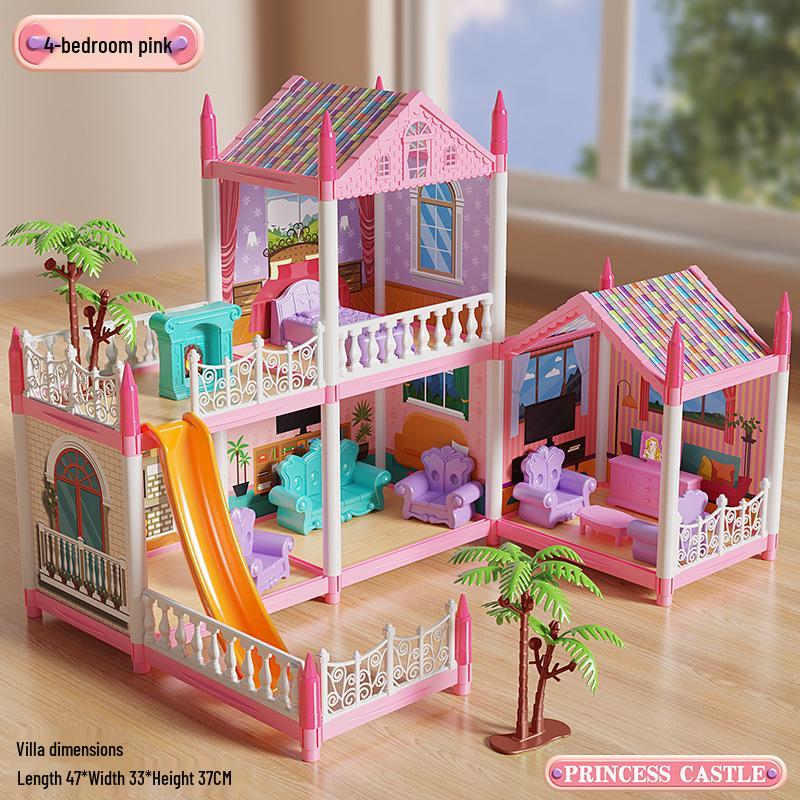 Princess Castle Dollhouse DIY Building Kit for Girls