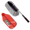 Retractable Car Wash Mop Brush for Wet & Dry Use - Bendable for Dust Removal, Gentle on Paint.