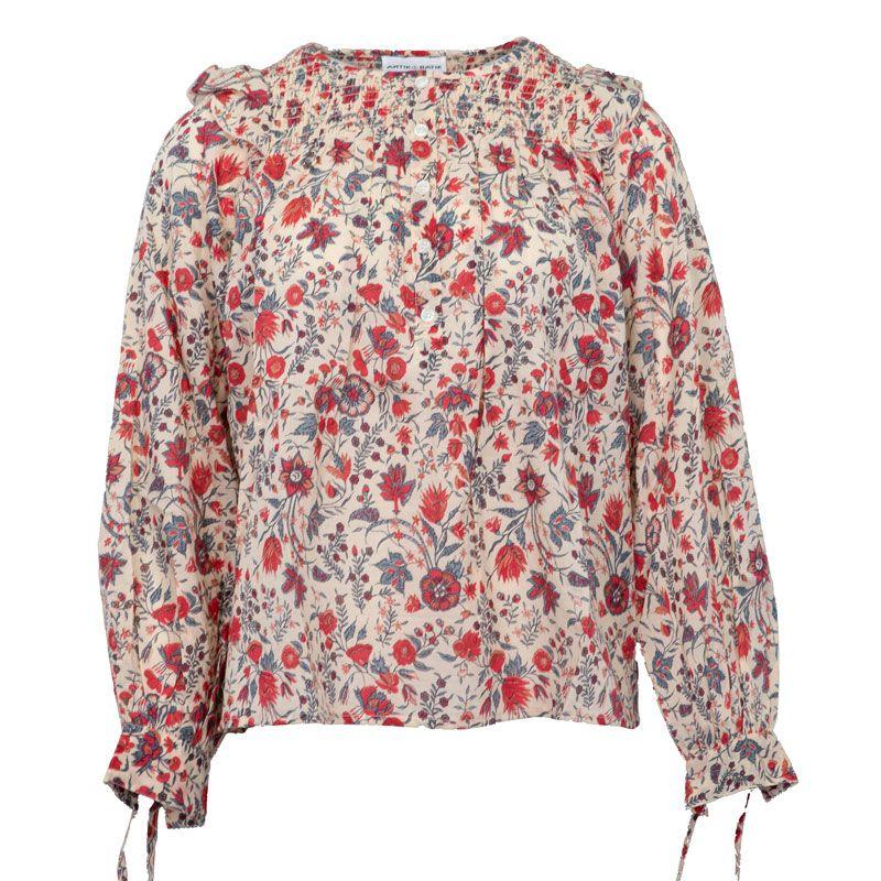 

Women s long-sleeved top Annie red flowers ANTIK BATIK XS разноцветный