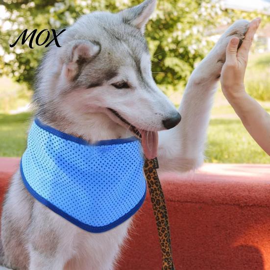 Verdunstungskühlendes Bandana Hundebandana, Atmungsaktive Selbstkühlende Nackenbandage, Outdoor Sommer Haustierausrüstung Kühler, Hitzschlag-Schutz Halstuch für