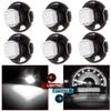 30X 12V T4.7 Wedge 5050-SMD Light Bulbs Colorful Decor Car Dashboard Panel Gauge