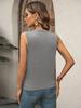 Elegant Pleated V-Neck Vest - 2025 Summer Fashion for Women