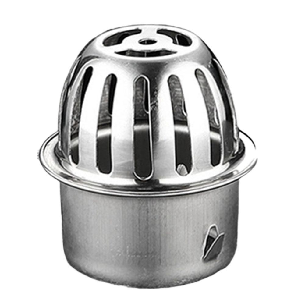 Balcony Roof Floor Drain Stainless Steel Round Large Displacement Anti-Clog Filter Screen Cover Outdoor Floor Drain Gutter Sewer