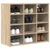 Shoe Cabinet in Sonoma Oak 77.5 x 30 x 67 cm Particleboard