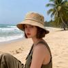 Breathable Cotton Bucket Hat For Outdoor Activity Foldable Sun Protective Unisex Design Fisherman Hat For Women Men