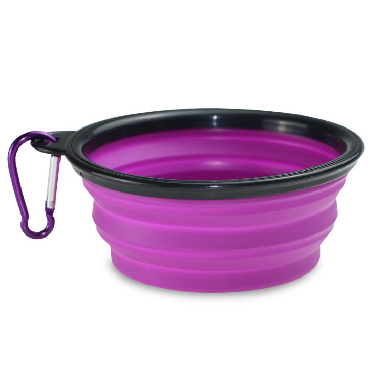 350 ml/1000 ml tragbarer, faltbarer Futternapf für Hunde und Katzen, Futter- und Wasserbehälter für Reisen im Freien, tragbare Futternäpfe, Haustierprodukte