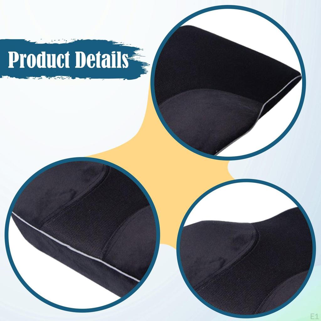 Waist Support Pillow for Office Chair & Car with Strap Lower Back Cushion Ergonomic